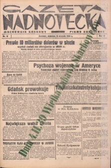 Gazeta Nadnotecka (Orędownik Kresowy): pismo codzienne 1939.01.15 R.19 Nr12