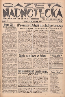 Gazeta Nadnotecka (Orędownik Kresowy): pismo codzienne 1939.02.05 R.19 Nr29