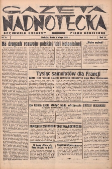 Gazeta Nadnotecka (Orędownik Kresowy): pismo codzienne 1939.02.08 R.19 Nr31