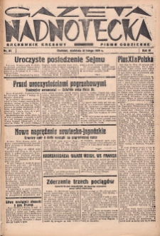 Gazeta Nadnotecka (Orędownik Kresowy): pismo codzienne 1939.02.12 R.19 Nr35
