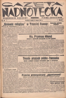 Gazeta Nadnotecka (Orędownik Kresowy): pismo codzienne 1939.02.17 R.19 Nr39