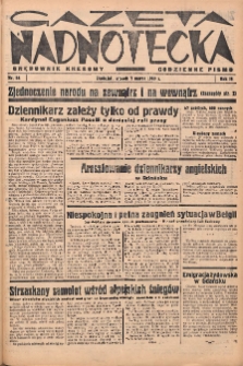 Gazeta Nadnotecka (Orędownik Kresowy): pismo codzienne 1939.03.07 R.19 Nr54