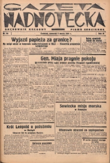 Gazeta Nadnotecka (Orędownik Kresowy): pismo codzienne 1939.03.09 R.19 Nr56