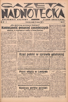 Gazeta Nadnotecka (Orędownik Kresowy): pismo codzienne 1939.03.10 R.19 Nr57