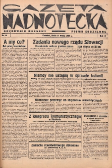Gazeta Nadnotecka (Orędownik Kresowy): pismo codzienne 1939.03.15 R.19 Nr61