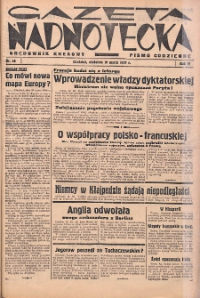 Gazeta Nadnotecka (Orędownik Kresowy): pismo codzienne 1939.03.19 R.19 Nr65