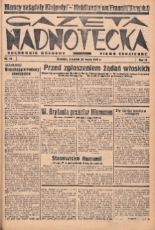 Gazeta Nadnotecka (Orędownik Kresowy): pismo codzienne 1939.03.23 R.19 Nr68