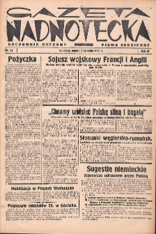 Gazeta Nadnotecka (Orędownik Kresowy): pismo codzienne 1939.04.01 R.19 Nr76