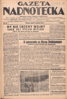 Gazeta Nadnotecka: Ilustrowane pismo codzienne 1939.04.14 R.19 Nr86