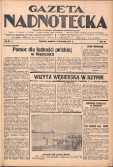 Gazeta Nadnotecka: Ilustrowane pismo codzienne 1939.04.20 R.19 Nr91