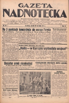 Gazeta Nadnotecka: Ilustrowane pismo codzienne 1939.04.25 R.19 Nr95