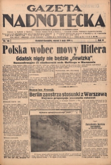 Gazeta Nadnotecka: Ilustrowane pismo codzienne 1939.05.02 R.19 Nr101