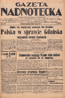 Gazeta Nadnotecka: Ilustrowane pismo codzienne 1939.05.03 R.19 Nr102