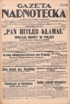 Gazeta Nadnotecka: Ilustrowane pismo codzienne 1939.05.13 R.19 Nr110