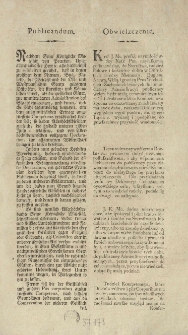 Obwieszczenie. Inc.: "Kr&oacute;l [...] pruski [Fryderyk Wilhelm II] [...] nayłaskawie postanawiaiąc,"