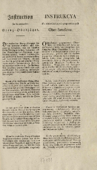 Instrukcya dla obieżdzaiących pogranicznych Ober-Strzelcow