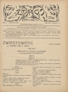 Zdrój. Dwutygodnik poświęcony sztuce i kulturze umysłowej. 1920 R.4 T.13 zeszyt 3-4