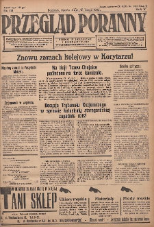 Przegląd Poranny: pismo niezależne i bezpartyjne 1925.05.13 R.5 Nr110