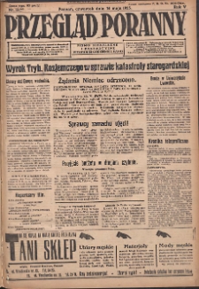 Przegląd Poranny: pismo niezależne i bezpartyjne 1925.05.14 R.5 Nr111