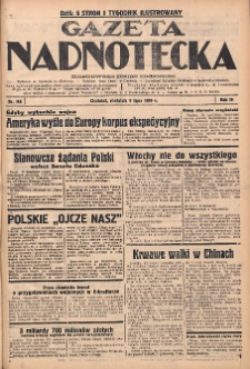 Gazeta Nadnotecka: Ilustrowane pismo codzienne 1939.07.09 R.19 Nr155