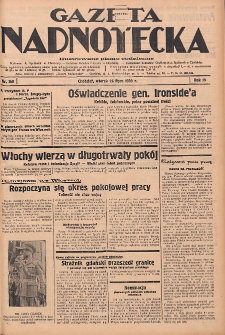 Gazeta Nadnotecka: Ilustrowane pismo codzienne 1939.07.25 R.19 Nr168