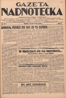 Gazeta Nadnotecka: Ilustrowane pismo codzienne 1939.07.27 R.19 Nr170