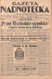 Gazeta Nadnotecka: Ilustrowane pismo codzienne 1939.07.29 R.19 Nr172