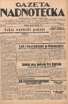 Gazeta Nadnotecka: Ilustrowane pismo codzienne 1939.08.01 R.19 Nr174