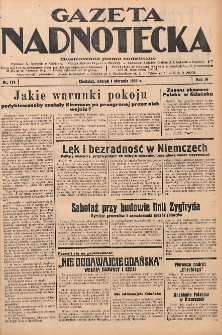 Gazeta Nadnotecka: Ilustrowane pismo codzienne 1939.08.01 R.19 Nr174