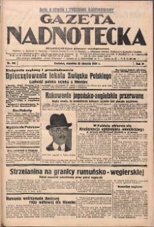 Gazeta Nadnotecka: Ilustrowane pismo codzienne 1939.08.20 R.19 Nr190