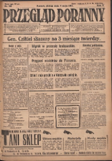 Przegląd Poranny: pismo niezależne i bezpartyjne 1925.05.01 R.5 Nr100