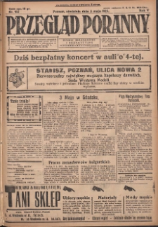 Przegląd Poranny: pismo niezależne i bezpartyjne 1925.05.03 R.5 Nr102