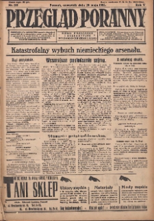 Przegląd Poranny: pismo niezależne i bezpartyjne 1925.05.28 R.5 Nr122