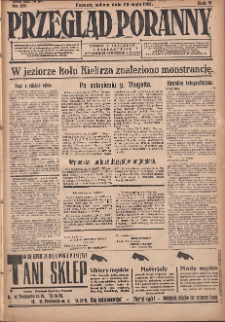Przegląd Poranny: pismo niezależne i bezpartyjne 1925.05.30 R.5 Nr124