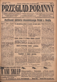 Przegląd Poranny: pismo niezależne i bezpartyjne 1925.06.13 R.5 Nr134