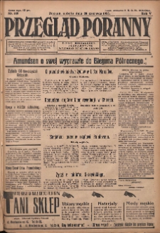 Przegląd Poranny: pismo niezależne i bezpartyjne 1925.06.20 R.5 Nr140