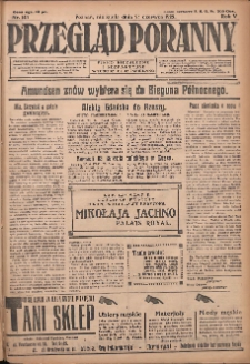 Przegląd Poranny: pismo niezależne i bezpartyjne 1925.06.21 R.5 Nr141
