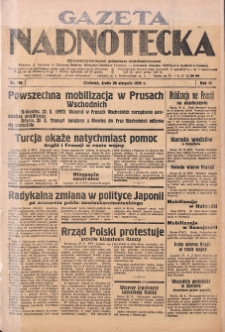 Gazeta Nadnotecka: Ilustrowane pismo codzienne 1939.08.30 R.19 Nr198