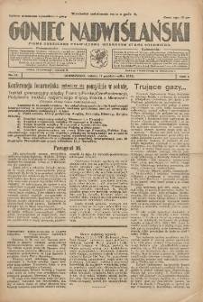 Goniec Nadwiślański: pismo codzienne poświęcone interesom stanu średniego 1925.10.17 R.1 Nr14