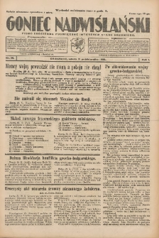 Goniec Nadwiślański: pismo codzienne poświęcone interesom stanu średniego 1925.10.31 R.1 Nr26