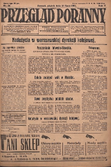 Przegląd Poranny: pismo niezależne i bezpartyjne 1925.07.10 R.5 Nr156
