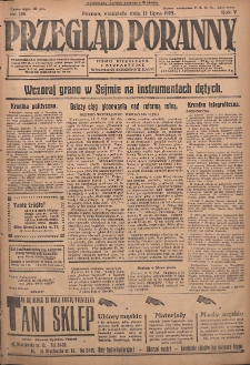 Przegląd Poranny: pismo niezależne i bezpartyjne 1925.07.12 R.5 Nr158