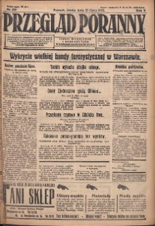 Przegląd Poranny: pismo niezależne i bezpartyjne 1925.07.15 R.5 Nr160