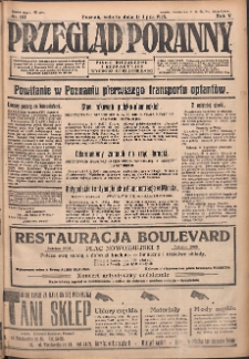 Przegląd Poranny: pismo niezależne i bezpartyjne 1925.07.17 R.5 Nr162