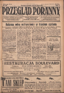 Przegląd Poranny: pismo niezależne i bezpartyjne 1925.07.21 R.5 Nr165