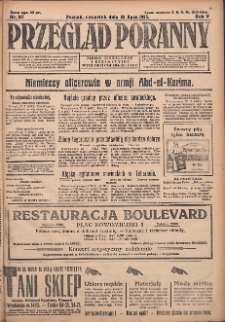 Przegląd Poranny: pismo niezależne i bezpartyjne 1925.07.23 R.5 Nr167