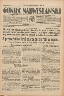 Goniec Nadwiślański: pismo codzienne poświęcone interesom stanu średniego 1925.11.21 R.1 Nr44