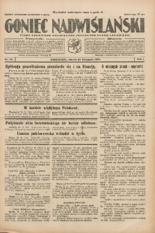 Goniec Nadwiślański: pismo codzienne poświęcone interesom stanu średniego 1925.11.24 R.1 Nr46