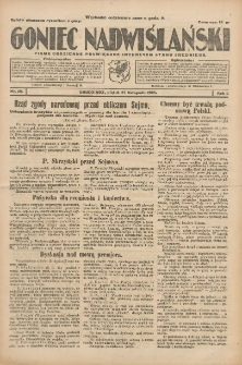 Goniec Nadwiślański: pismo codzienne poświęcone interesom stanu średniego 1925.11.27 R.1 Nr49