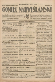 Goniec Nadwiślański: pismo codzienne poświęcone interesom stanu średniego 1925.12.08 R.1 Nr58